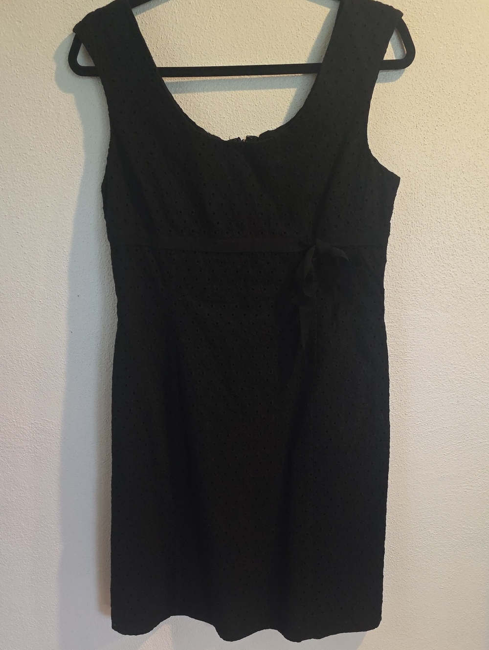 Ann Taylor Petites A Line Eyelet Sleeveless Dress